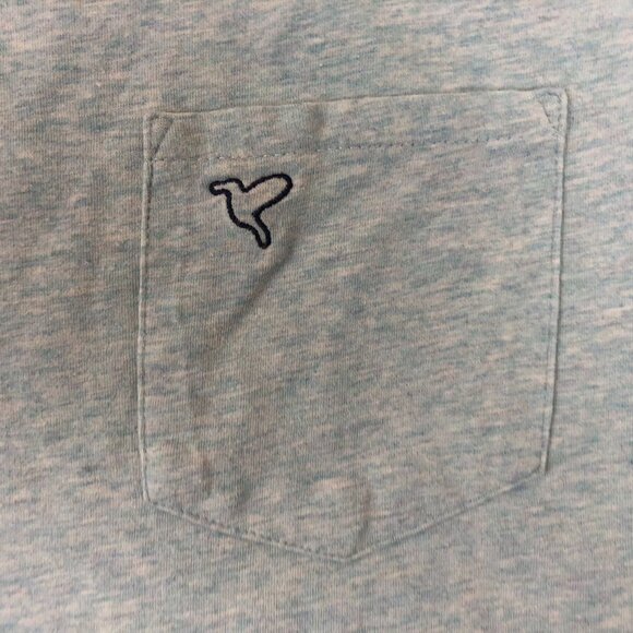 Birddogs Mens T-Shirt Large Short Sleeve Casual Blue Pullover Pocket Tee Knit - Picture 6 of 9